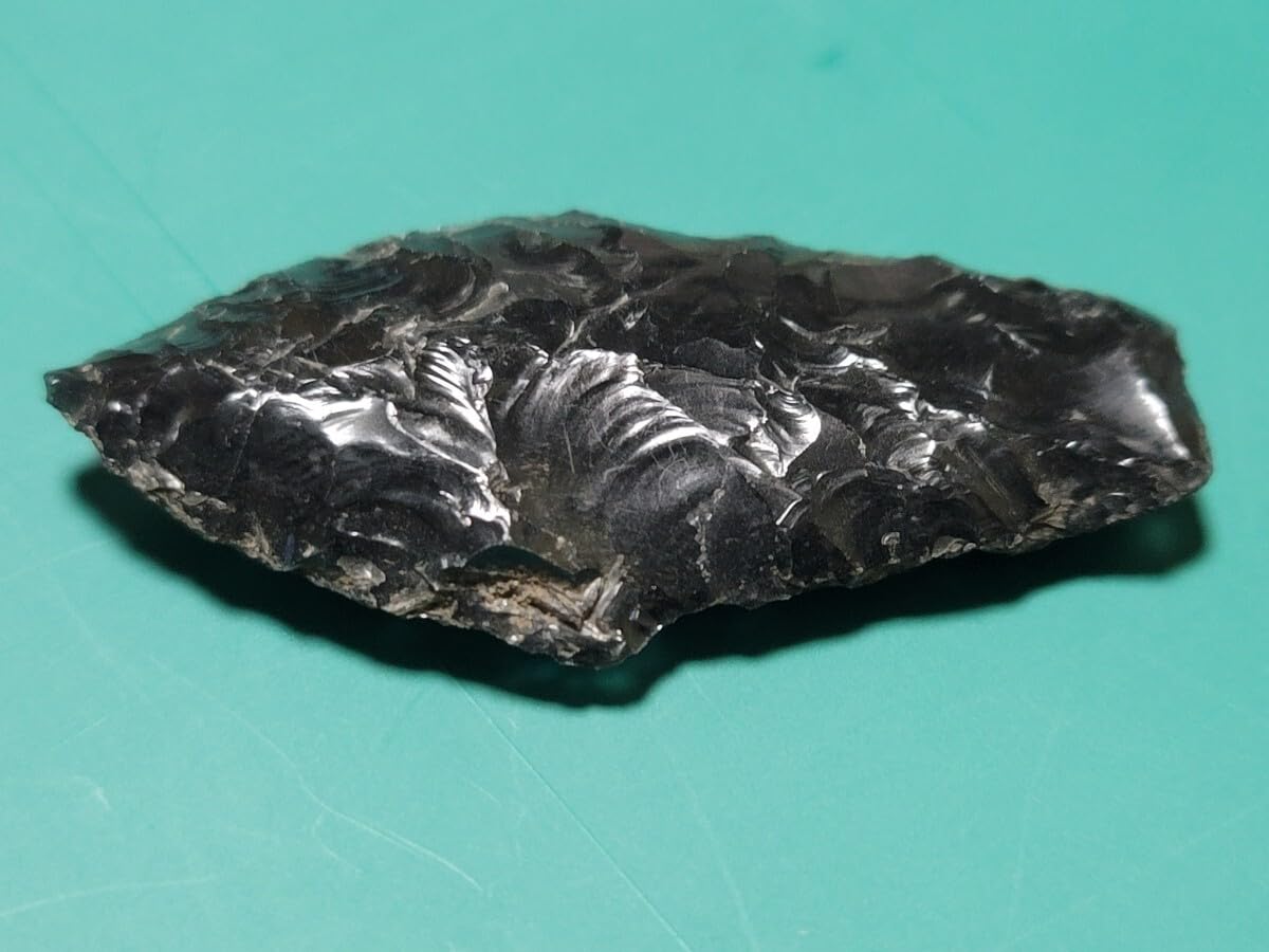 Amazon.co.jp: 大きめ石槍 尖頭器5.9cm北海道槍黒曜石石器石器時代鏃